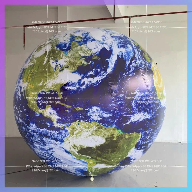 Roam Universe theme campaign Giant inflatable Earth Planet Model  advertising decoration can be customized