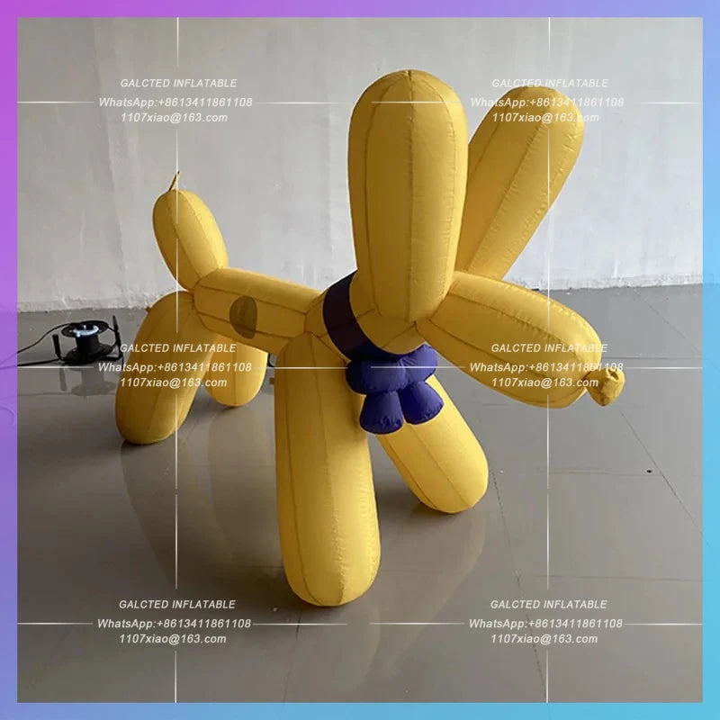 sausage dog balloon dog model Inflatable cartoon dachshund dog  clown playground children's fun bar stage lighting props