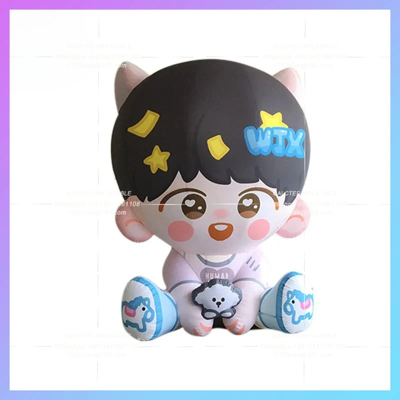 custom-made support puppet Inflatable cartoon idol Idol Idol Star air model fans call meeting photo souvenir arrangement Lights