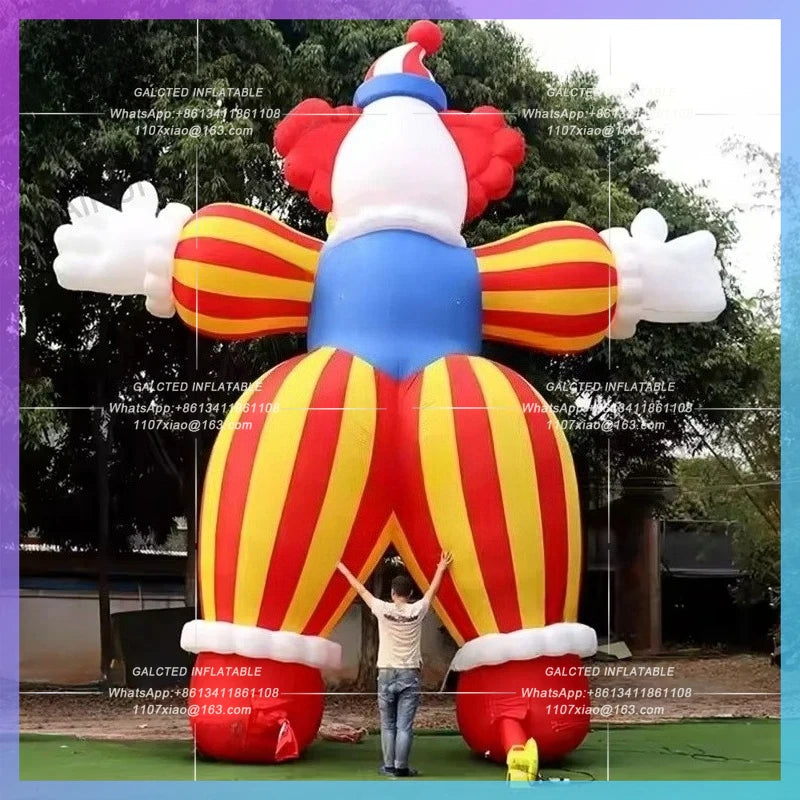 Inflatable Clown Huge Cartoon Outdoor Parade Performance Customize Clown for Amusement Event Festival Advertising