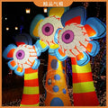 Customizable Inflatable Eyeball and Mouth Flowers - Ideal for Jungle Events, Bars, and Stage Props with Carnivorous Plant Style