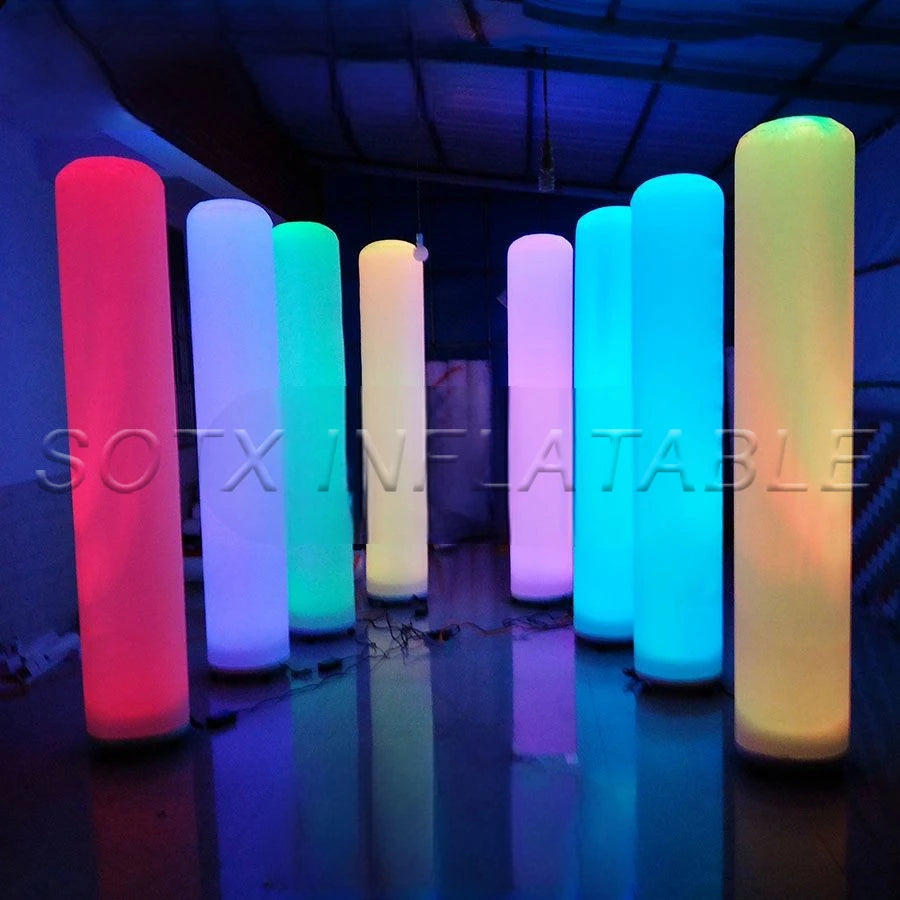 Lights for Decoration Attractive Inflatable Lighting Led Pillar wedding column Inflatable Party