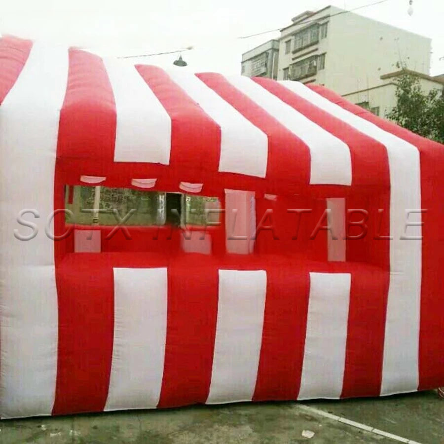 Games Made In China Custom Inflatable Candy Booth,Treat Shop,Stall Promotional House Inflatable Concession Booth For Outdoor
