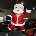 Inflatable Climbing Personalized 3mH Santa Claus With Black Sack For Christmas Event Decoration Toys - BG-F0233