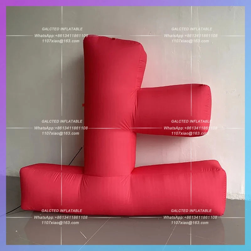 Chinese characters air model Inflatable cartoon simulation of outdoor exhibition will promote logo custom model drainage
