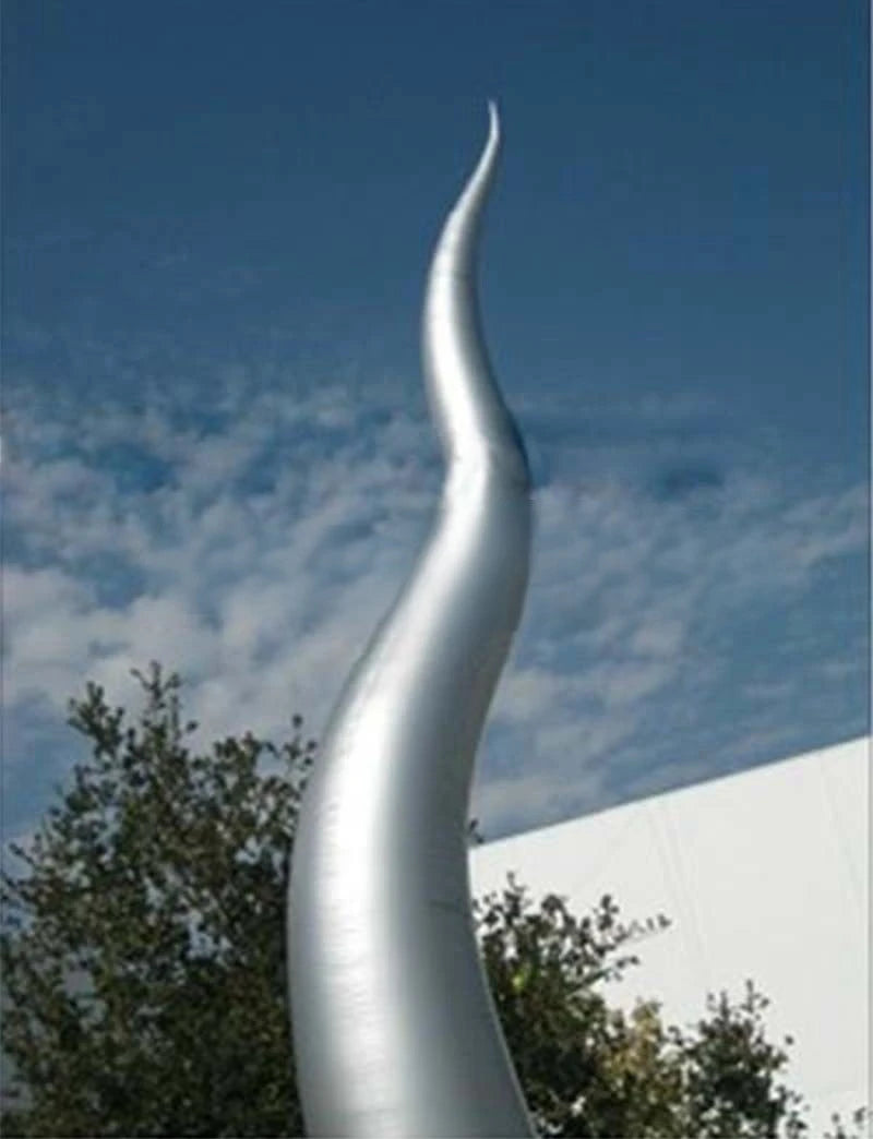Party Decoration Sliver Curve Cone Inflatables for Event,