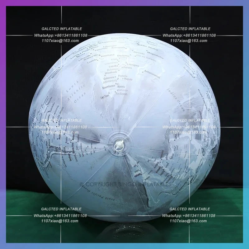 Inflatable Earth World Geography Inflatable Toys PVC  Globe Map Balloon Educational Supplies Planet Toys