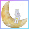 Rabbit Model mid-autumn Inflatable cartoon Moon Festival decoration can be hung bar shopping atrium lighting layout