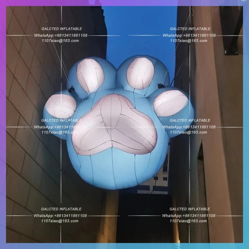 huge sole for advertising decoration Animal inflatable foot cat bear foots