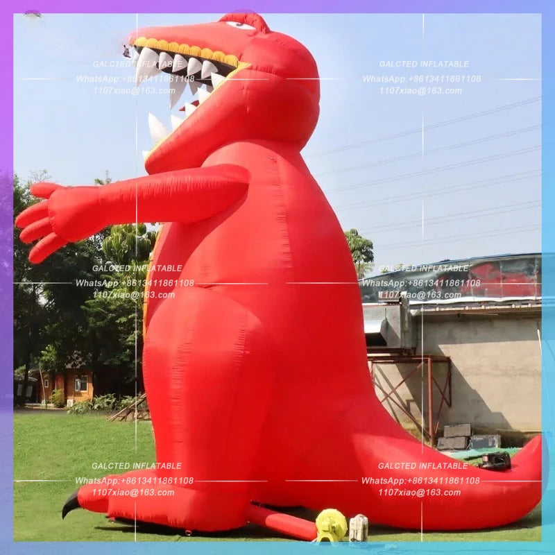 Inflatable Dinosaur Balloon Inflatable Toys 20ft Tall Giant For Event Decoration Blow Up Tyrannosaurus Toys