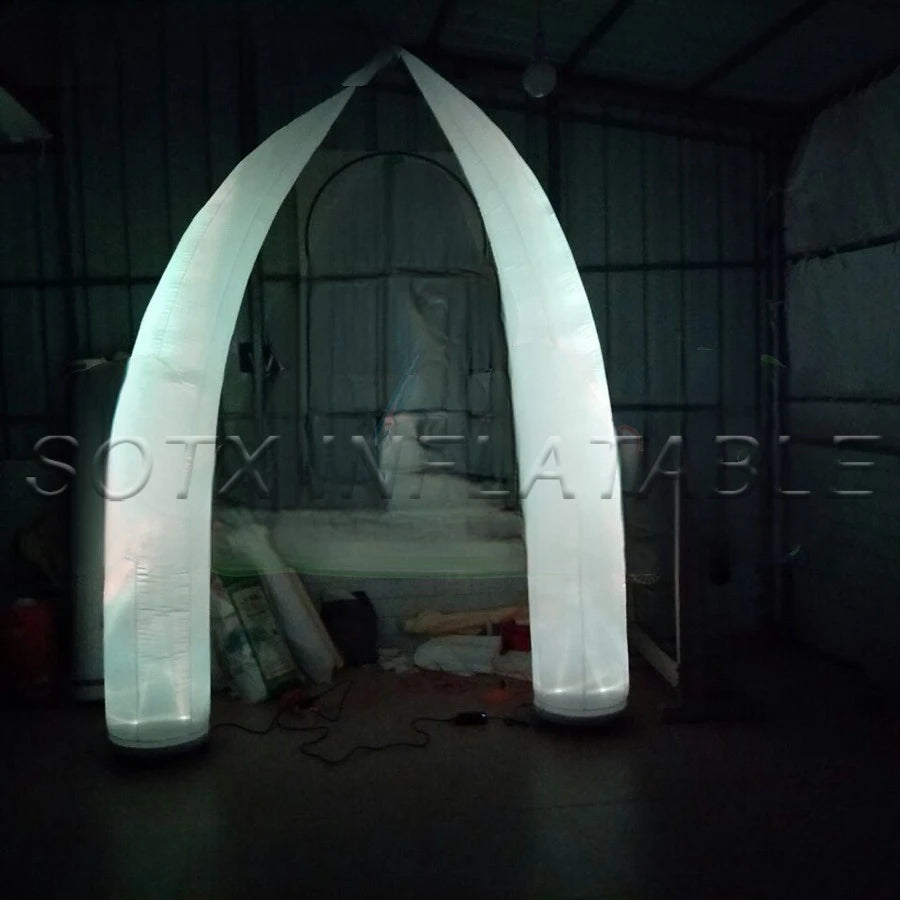 Wheels on Sale Nicely Style Ivory Pillar Illuminated Curved Cone Led Horns With Removable
