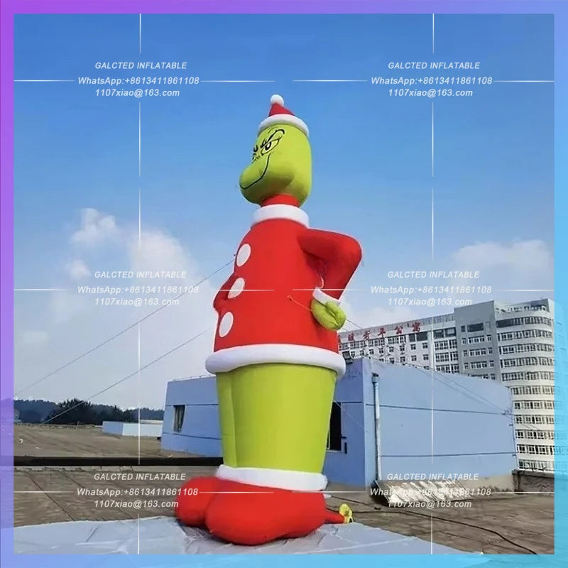inflatable christmas cartoon man Huge  for new year advertising decoration