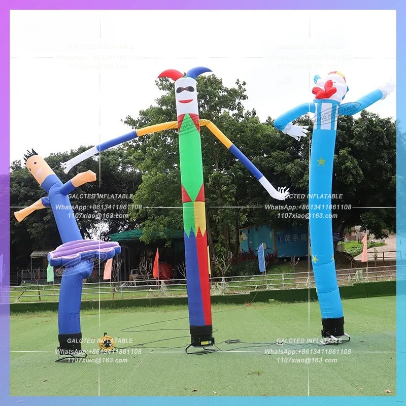 Inflatable Sky Dancer Advertising Inflatable Toys 6m/ 20ft High  Air Tube Man Blow Up Dancer for Outdoor Event-Toys
