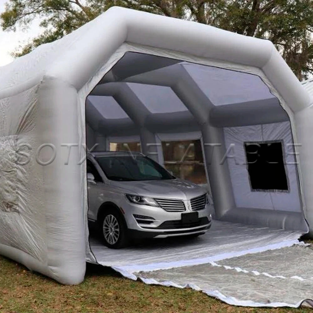 To Most Car Models Automobile Giant Inflatable Car Workstation Spray Paint Booth Tan Spray Painting Booths Sewinfla Applicable