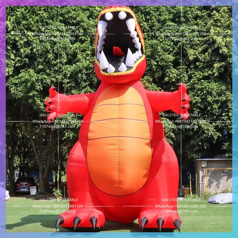 Inflatable Dinosaur Balloon Inflatable Toys 20ft Tall Giant For Event Decoration Blow Up Tyrannosaurus Toys