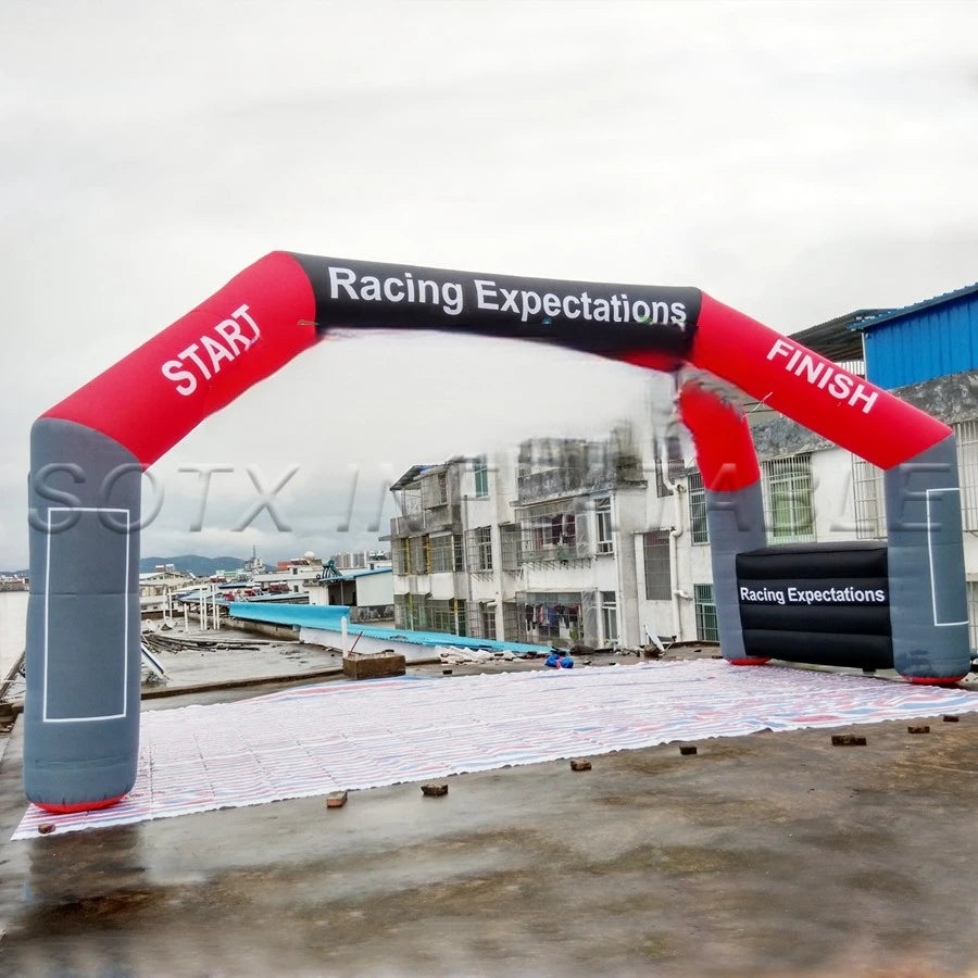 Event Sports Gate 9.5mx5m Custom Inflatable Arch Entrance Inflatable Archway Inflatable Start Finish Line Racing Arch for