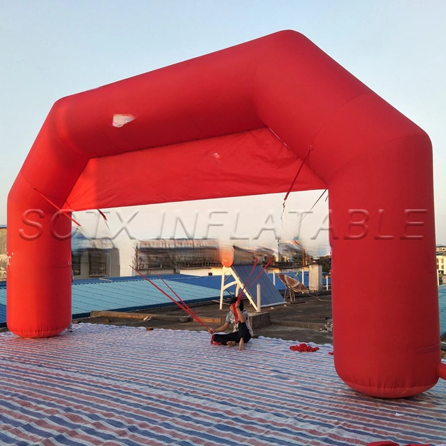 Gate Race Event 8mWx4mH Inflatable Arch Archway Entrance with banner for Sports