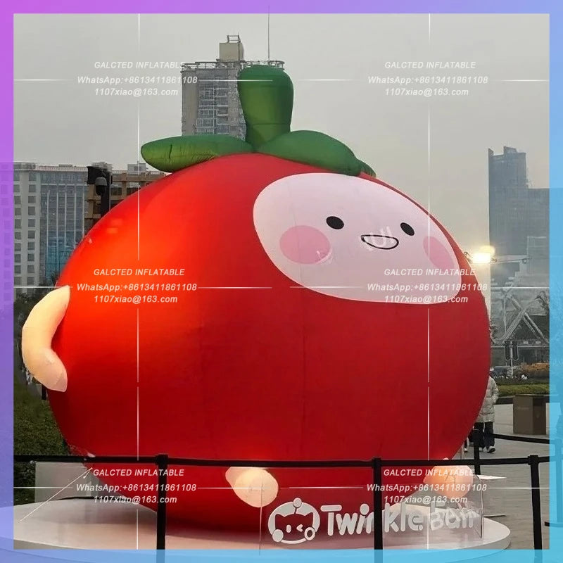 Inflatable Cartoon Character Outdoor Event Decoration Advertising  Inflatable Tomato Cartoon Character Model for Sale