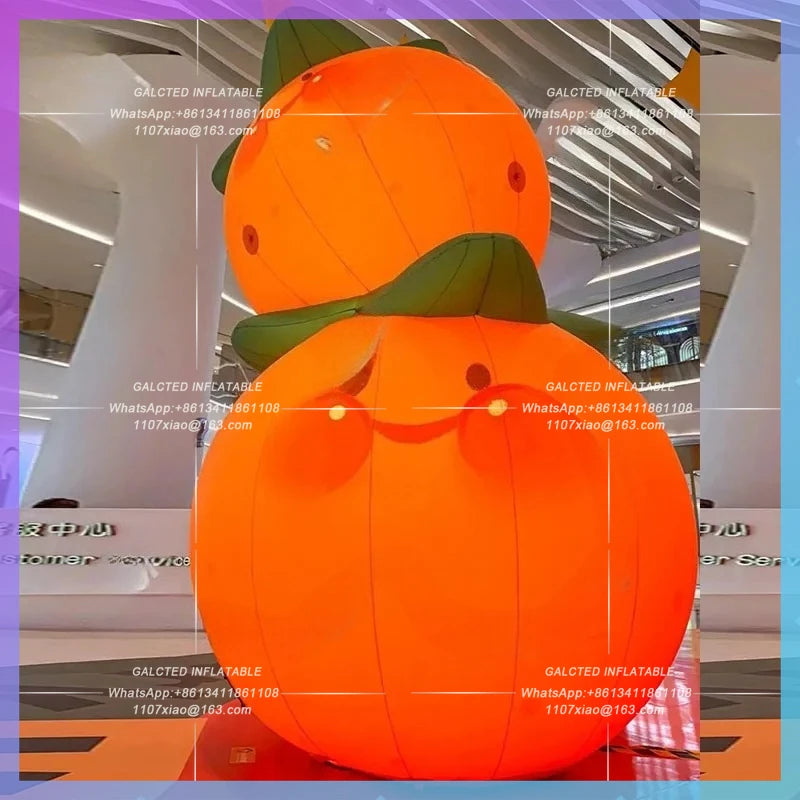 duodayo persimmon good IP fall fruit Inflatable cartoon Persimmon Model harvest atmosphere mall bar stage layout