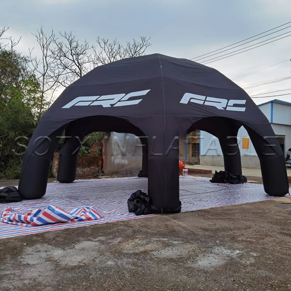 For Advertising Promotional Custom Outdoor 6 Legs Inflatable Spider Dome Tent Shade Canopy Gazebo Full Covered Event Station