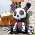 Inflatable Halloween Pumpkin Arch - Spooky Decoration for Bars, Nightclubs, and Outdoor Events