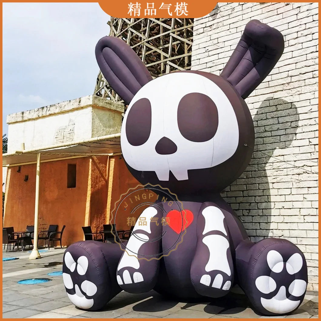 Inflatable Halloween Pumpkin Arch - Spooky Decoration for Bars, Nightclubs, and Outdoor Events