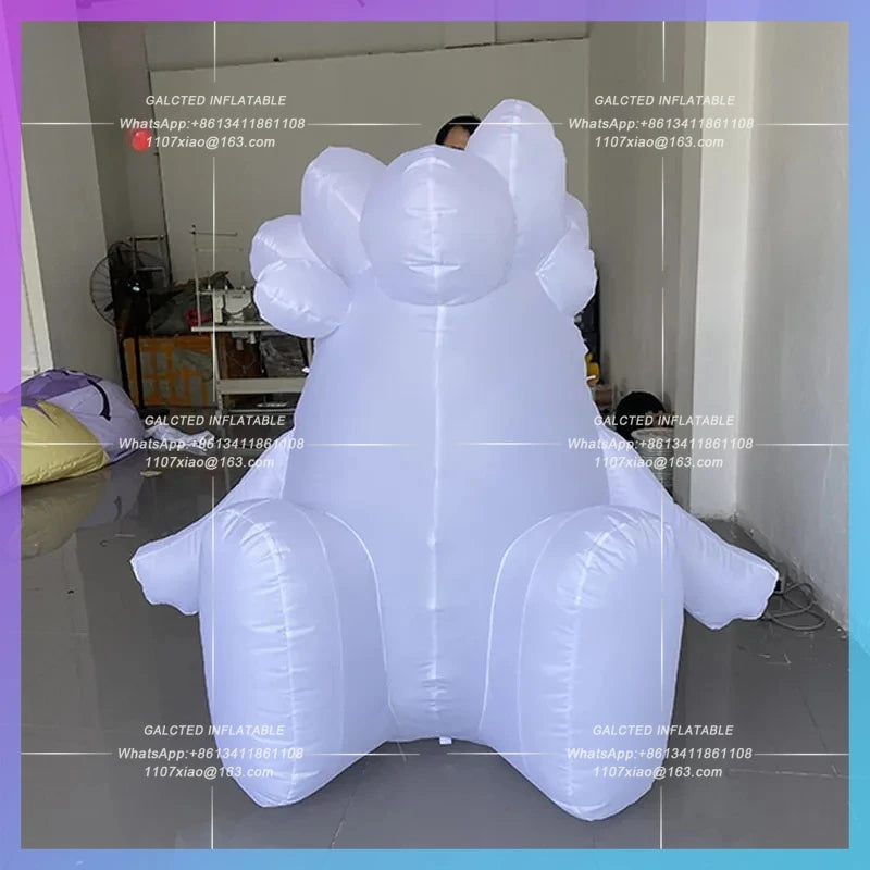 DIY white model children parent-child Inflatable vegetable models can be signed to doodle coloring interactive luminescent props