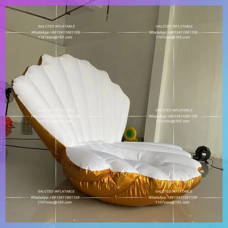 Bar Night Out Theme Park Music Inflatable cartoon Cutie dressed in gold shell air model Festival Parade Interactive