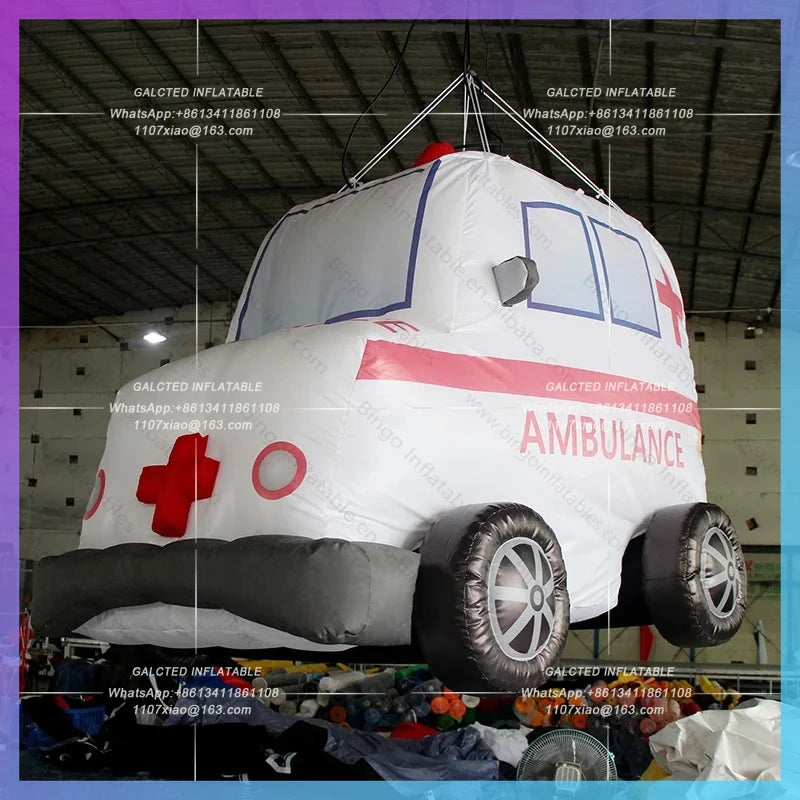 inflatable ambulance balloon-toy Inflatable Toys personalized 2.2*1.6 meters  for Sale