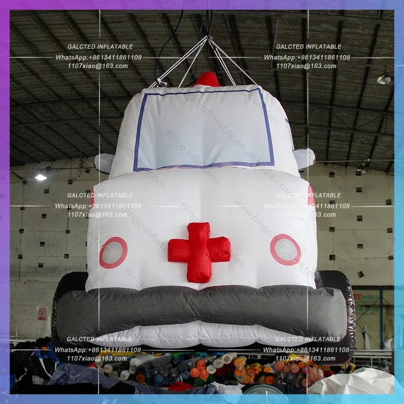 inflatable ambulance balloon-toy Inflatable Toys personalized 2.2*1.6 meters  for Sale