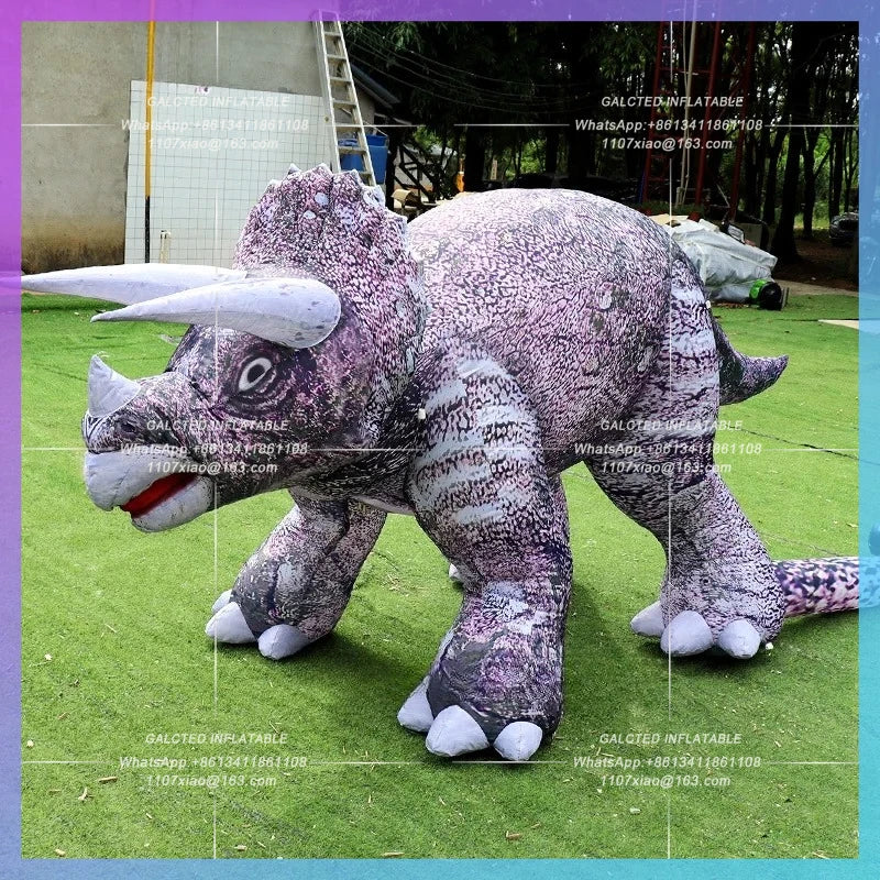 Inflatable Dinosaur Balloon Jurassic Theme Giant Replica 3m Length For Children Park Yard Event Decoration Toys