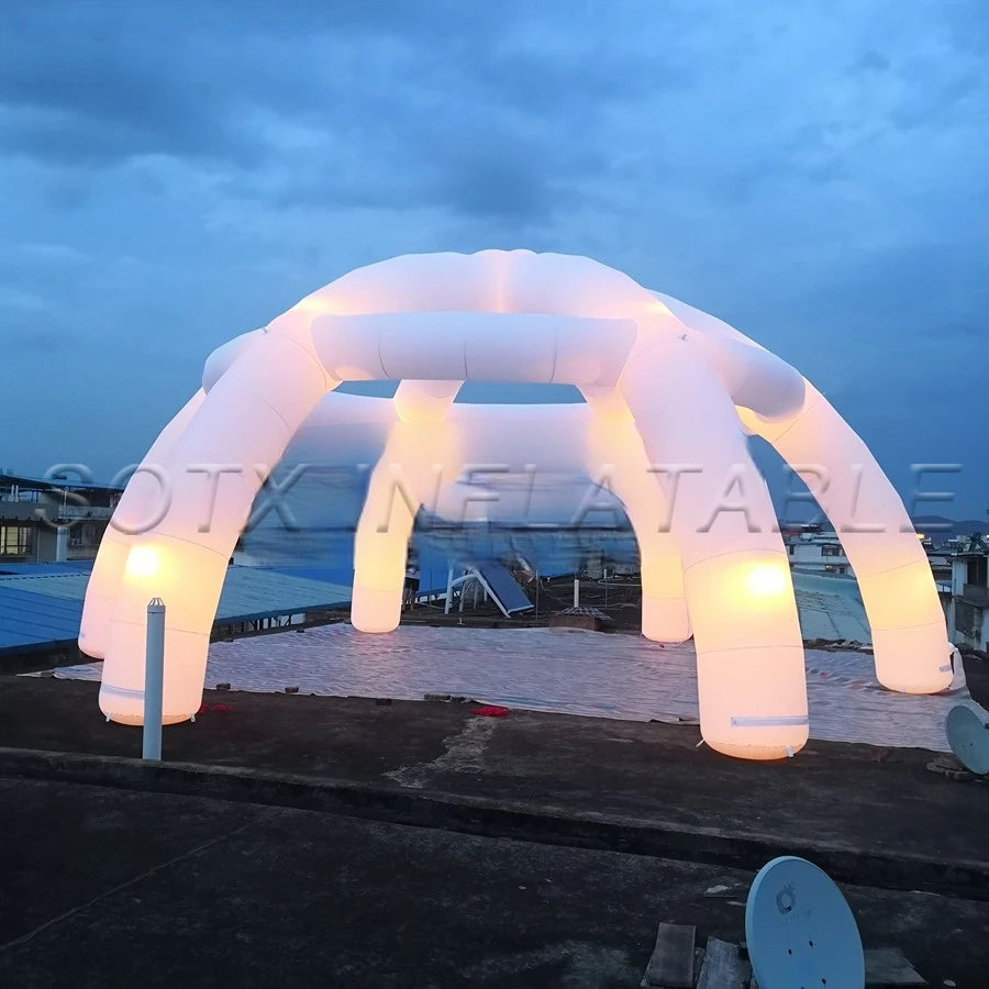 Wedding Decorations 10 m Diameter Dome Inflatable Led Tent For Party,Event and