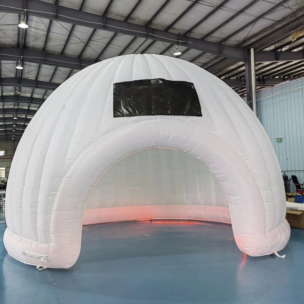 Exhibition Promotion Decoration 6x4mH Giant Inflatable Dome Tent Inflatable Igloo Dome Tent for Advertising Event