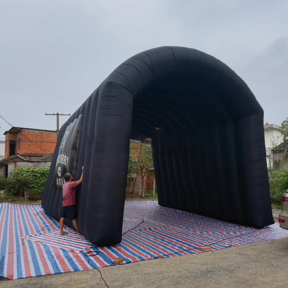 Advertisement Promotional Campaign Outdoor Blow Up Inflatable Sport Entrance Single Inflatable Tunnel Tent For