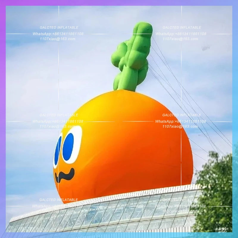 inflatable carrot cute cartoon Factory customize  carrots fruit vegetable shop promotion advertising