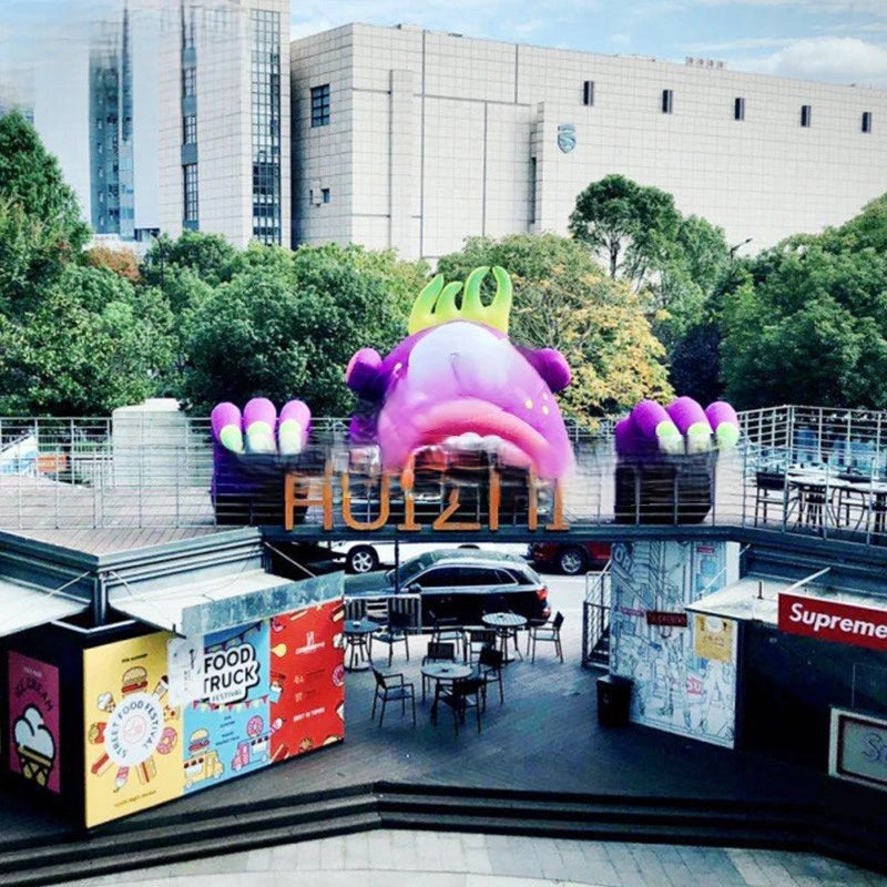 Halloween Lighting Exquisite Inflatable Monster Hand Balloon For Event Mall Building Decoration Props Toy