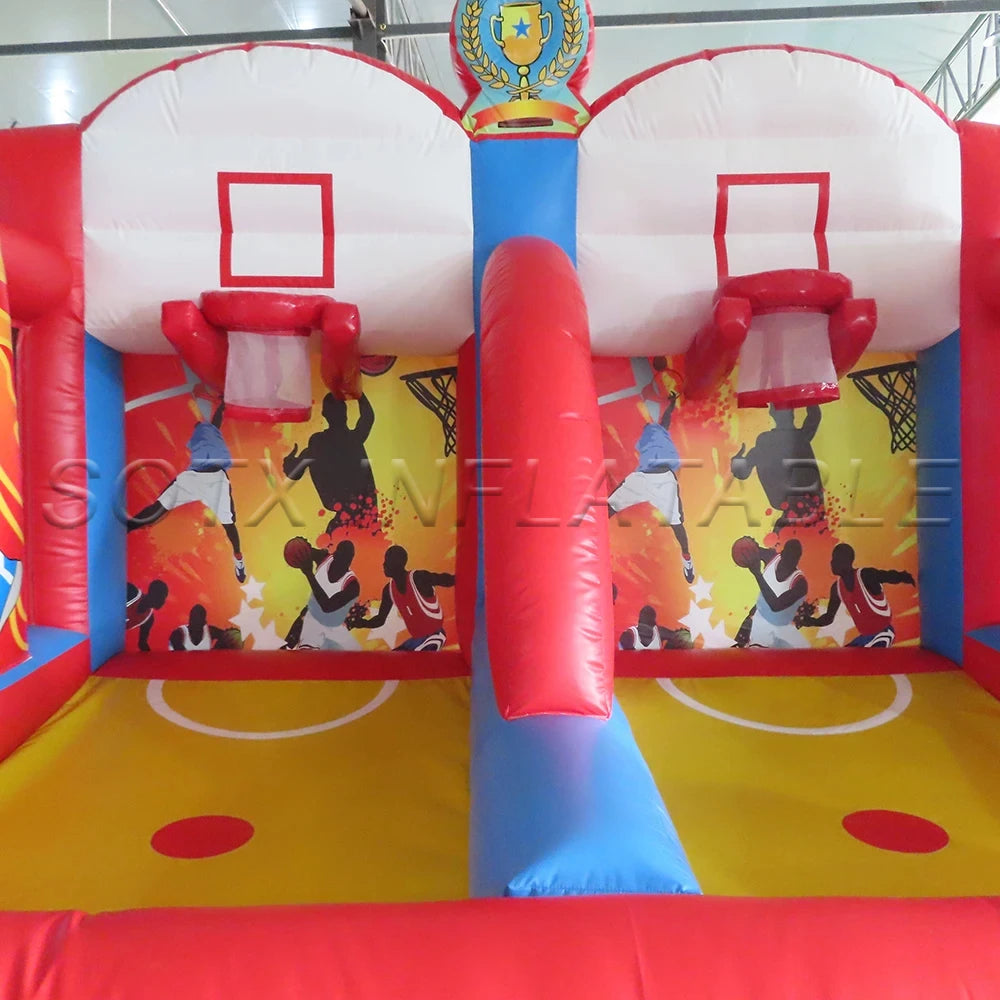 for Kids/Adults Play Free shipping 2 players PVC Inflatable Basketball Hoop Inflatable Basketball Goal shooting Game