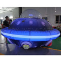 Not Helium Type Air Shipping To Door Giant Inflatable Ufo Balloon Light Up Inflatable Flying Saucer With Blower For Advertising