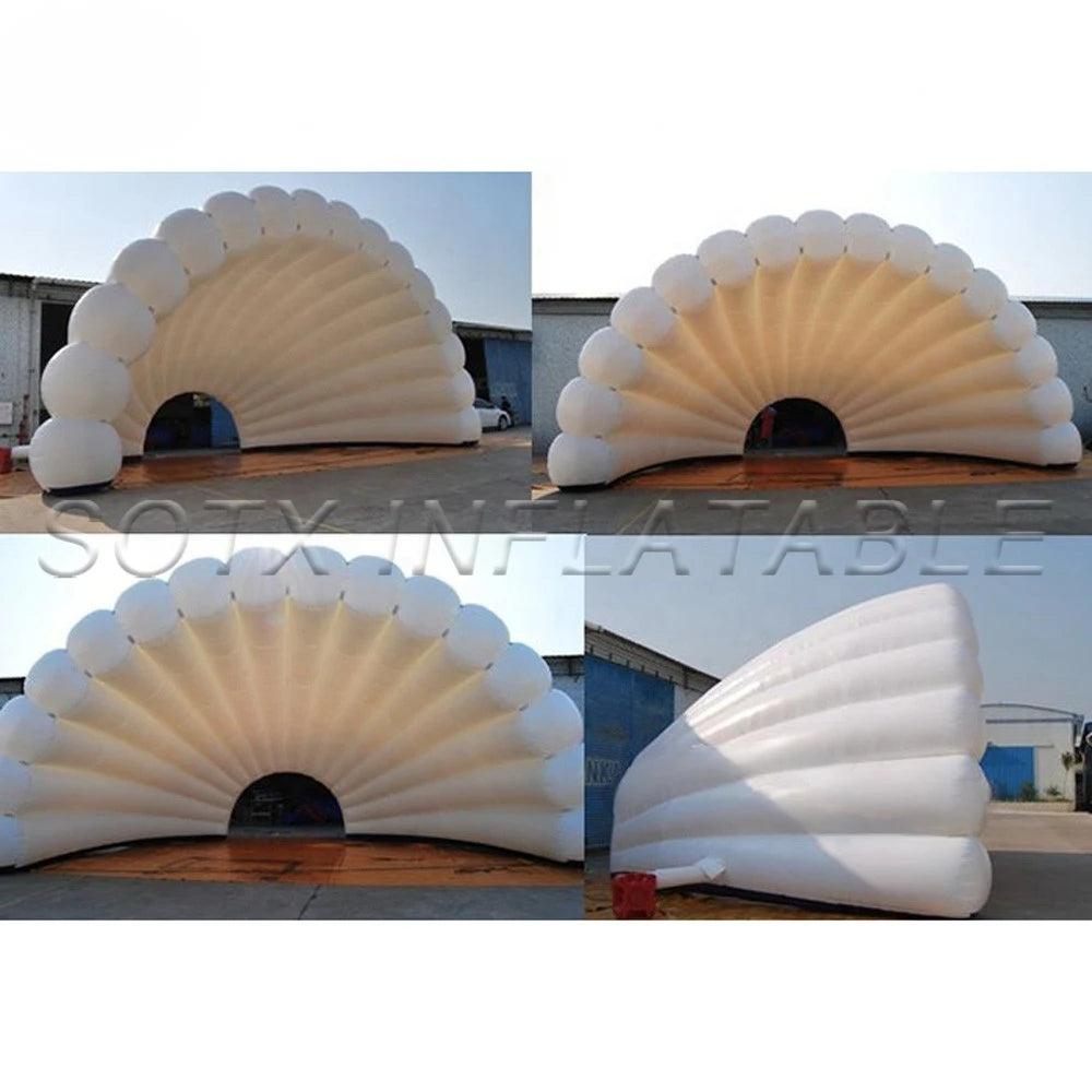 event music concert Newcommercial Igloo Large Inflatable Stage Cover White Shell dome Tents And Shelters Patio party for Wedding