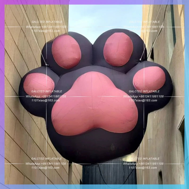 huge sole for advertising decoration Animal inflatable foot cat bear foots