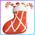 christmas lucky gist Giant inflatables sock shose for new year decoration