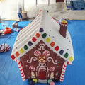 Inflatable Outdoor Giant Christmas House Santa Claus with Lights Inflatable Christmas Tree Indoors Decor