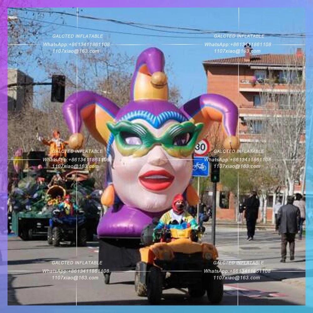 Inflatable Clown Circus Props Halloween Decoration Advertising Custom  Inflatable Clown Heads For Sale
