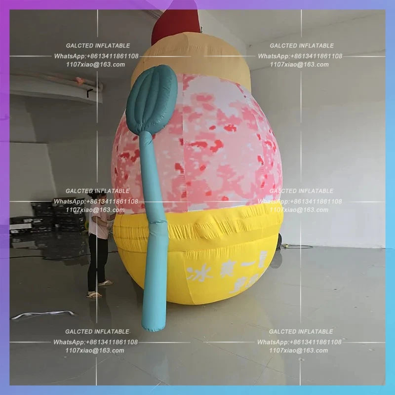 inflatable popsicle summer refreshing milk Inflatable dessert ice cream  tea dessert bazaar bar concert lighting advertisement
