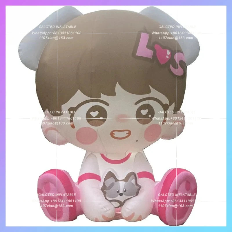 idol custom airfilm pink Inflatable cartoon cute idol idol should be used to customize the character image