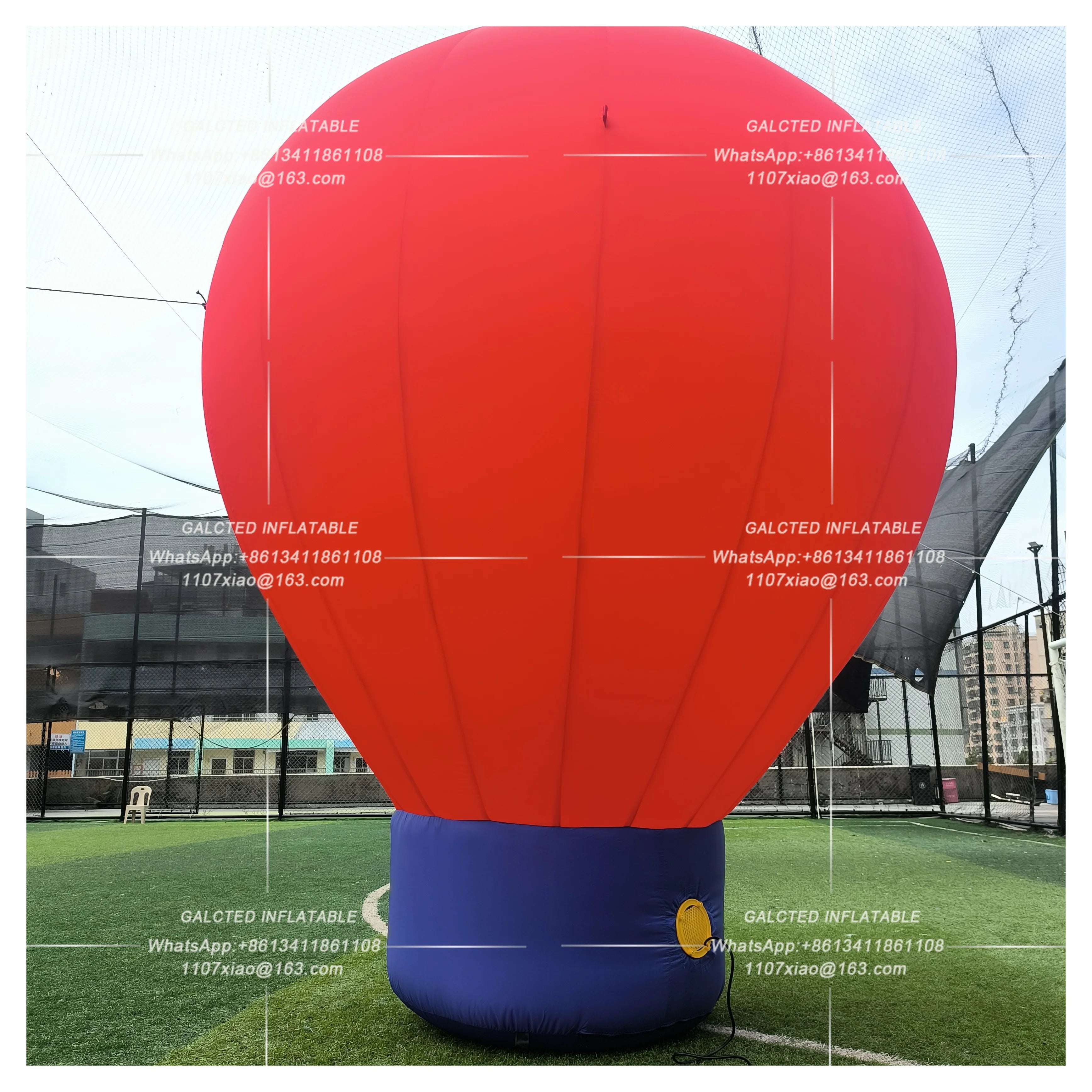 Inflatable Hot Air Balloon With Blower Giant Outdoor Advertising Event Display And Carnival Promotion