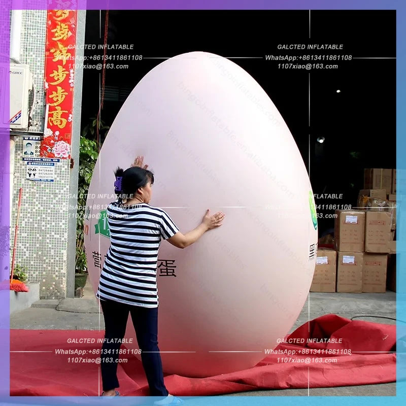 inflatable egg high quality pvc Inflatable Toys 2.5 meters airtight big  material air-sealed air-blown egg inflatable toys