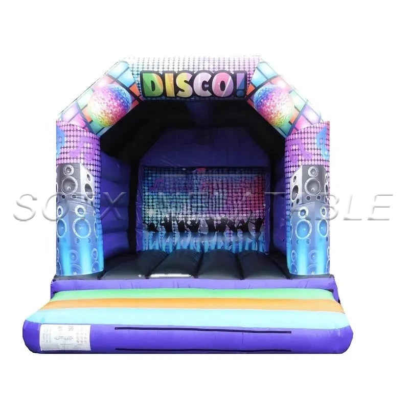Wedding Shows Party 15ft Inflatable Disco Bounce House Inflatable Disco Dome Bouncy Jumper with Air Blower for Outdoor