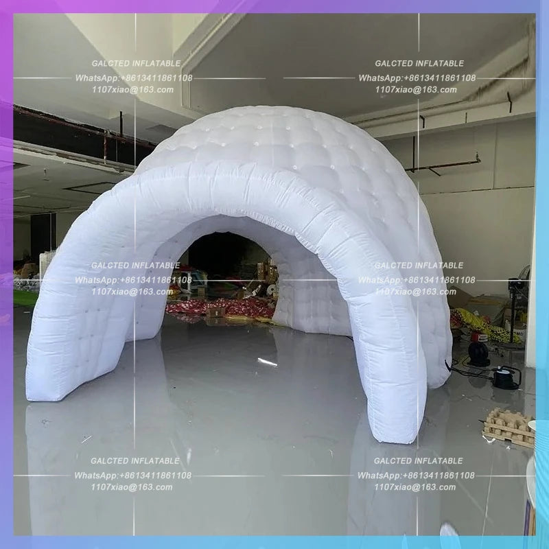 ice and snow Great World, Inflatable igloo arch modelShanghai Arctic Eskimo Inuit houses children's play equipment