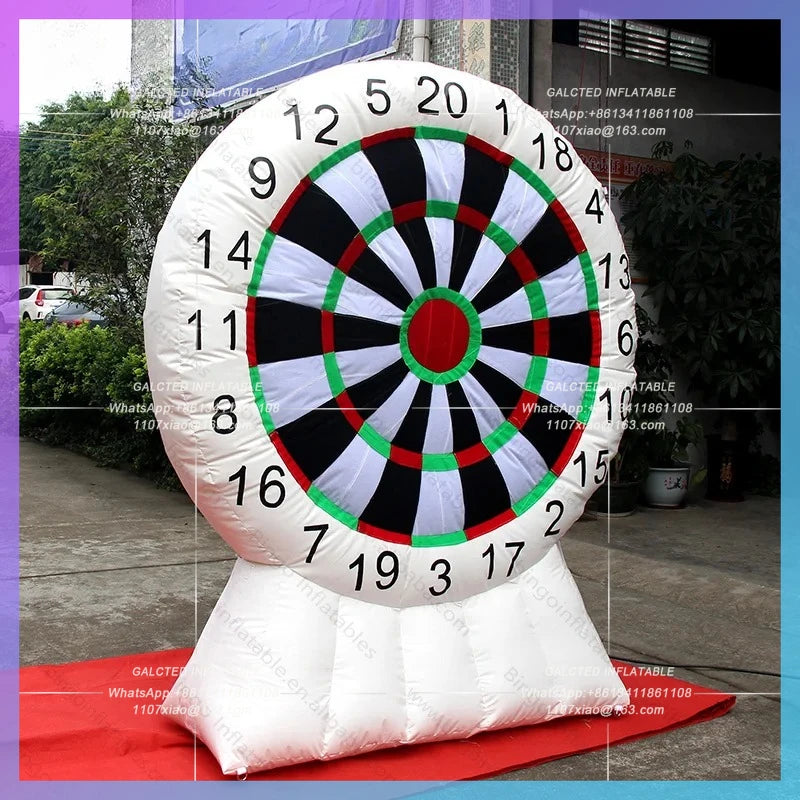 Dart board for event Inflatable Toys 2.2 meters high  / stands type inflatable dart game -toys